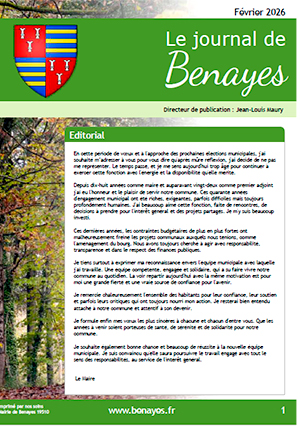 Journal de Benayes février 2026 vignette