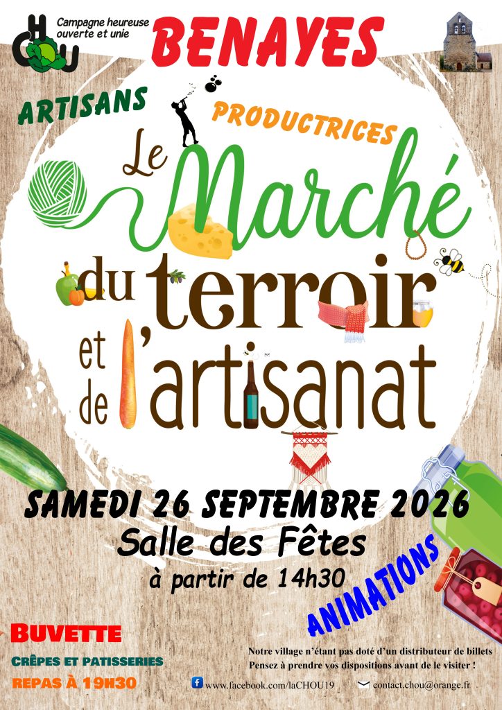 marché festif à Benayes